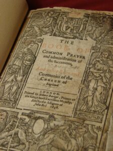Our book of services, the Book of Common Prayer